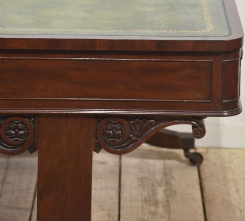 REGENCY MAHOGANY LIBRARY TABLE - ADDITIONAL PHOTO 13