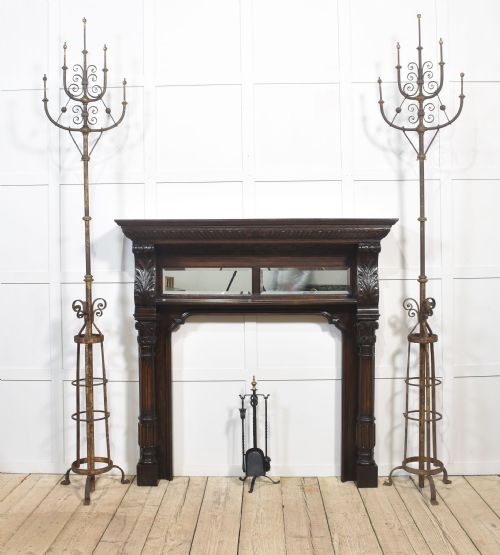 CARVED OAK FIRE SURROUND - ADDITIONAL PHOTO 4
