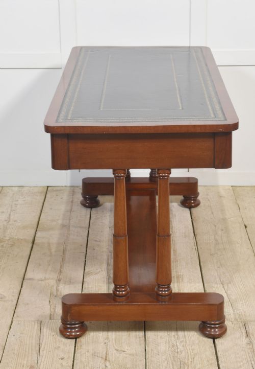 MAHOGANY TWO DRAWER WRITING TABLE - ADDITIONAL PHOTO 11