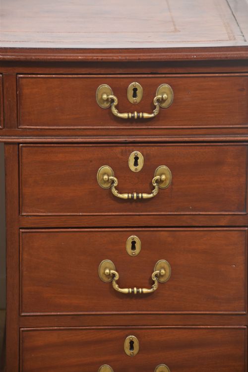 MAHOGANY PARTNERS DESK - ADDITIONAL PHOTO 9