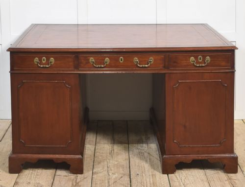 MAHOGANY PARTNERS DESK - ADDITIONAL PHOTO 12
