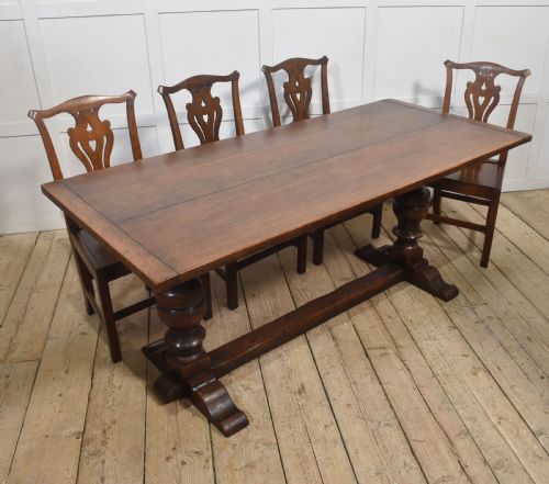 OAK REFECTORY TABLE - ADDITIONAL PHOTO 4