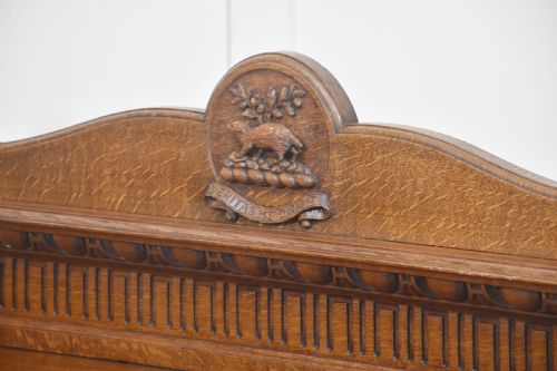 CARVED OAK SERVING TABLE - ADDITIONAL PHOTO 10