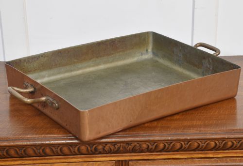 19TH CENTURY COPPER ROSTING PAN - ADDITIONAL PHOTO 3