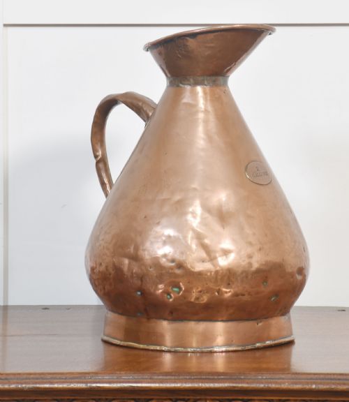 19TH CENTURY COPPER HAYSTACK TWO GALLON MEASURE - ADDITIONAL PHOTO 1