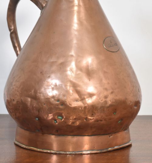 19TH CENTURY COPPER HAYSTACK TWO GALLON MEASURE - ADDITIONAL PHOTO 4