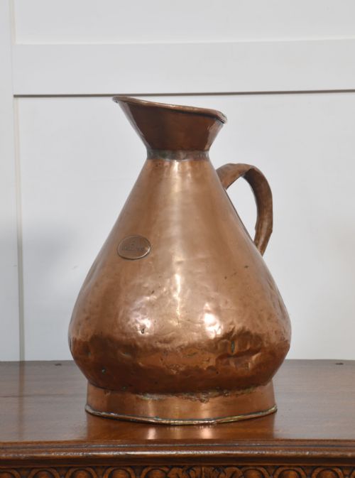 19TH CENTURY COPPER HAYSTACK TWO GALLON MEASURE - ADDITIONAL PHOTO 5