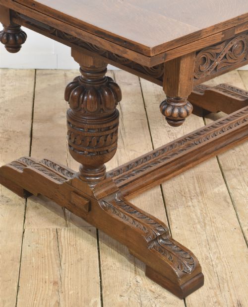 OAK DRAWLEAF REFECTORY TABLE - ADDITIONAL PHOTO 3