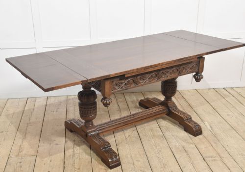 OAK DRAWLEAF REFECTORY TABLE - ADDITIONAL PHOTO 5