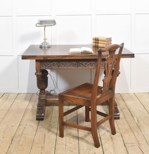 OAK DRAWLEAF REFECTORY TABLE - ADDITIONAL PHOTO 9