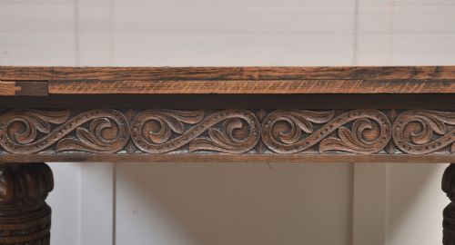 OAK DRAWLEAF REFECTORY TABLE - ADDITIONAL PHOTO 11