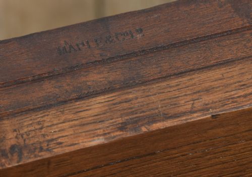 OAK EXTENDING DINING TABLE BY MAPLE AND CO - ADDITIONAL PHOTO 13