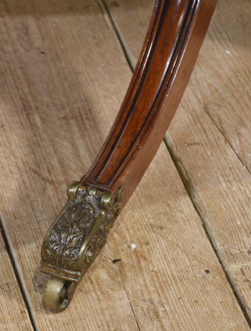 REGENCY MAHOGANY BREAKFAST TABLE - ADDITIONAL PHOTO 5