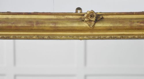 LARGE 19TH CENTURY GILTWOOD WALL MIRROR - ADDITIONAL PHOTO 8