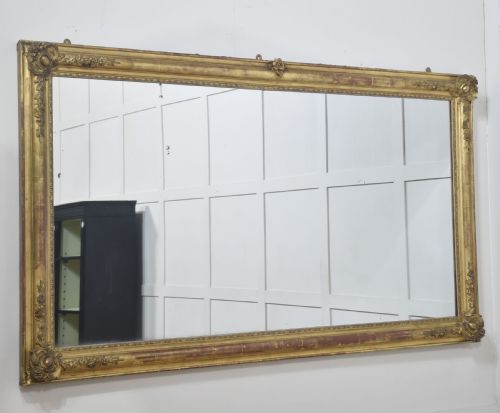 LARGE 19TH CENTURY GILTWOOD WALL MIRROR - ADDITIONAL PHOTO 10