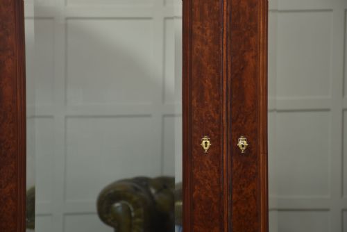EMPIRE STYLE MAHOGANY TWO DOOR WARDROBE - ADDITIONAL PHOTO 1