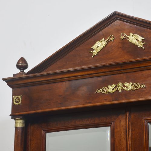 EMPIRE STYLE MAHOGANY TWO DOOR WARDROBE - ADDITIONAL PHOTO 17