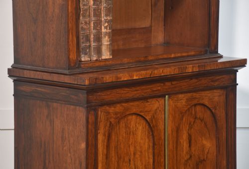 19TH CENTURY ROSEWOD OPEN BOOKCASE - ADDITIONAL PHOTO 10