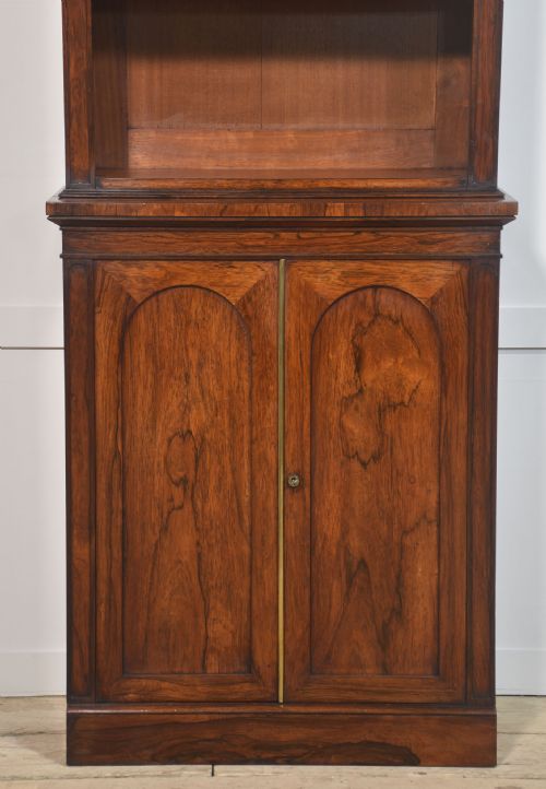 19TH CENTURY ROSEWOD OPEN BOOKCASE - ADDITIONAL PHOTO 11