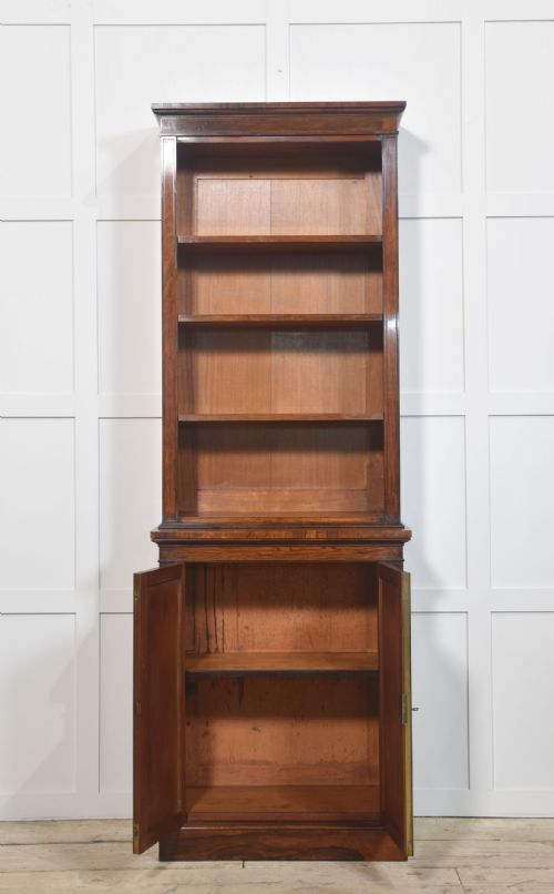 19TH CENTURY ROSEWOD OPEN BOOKCASE - ADDITIONAL PHOTO 12