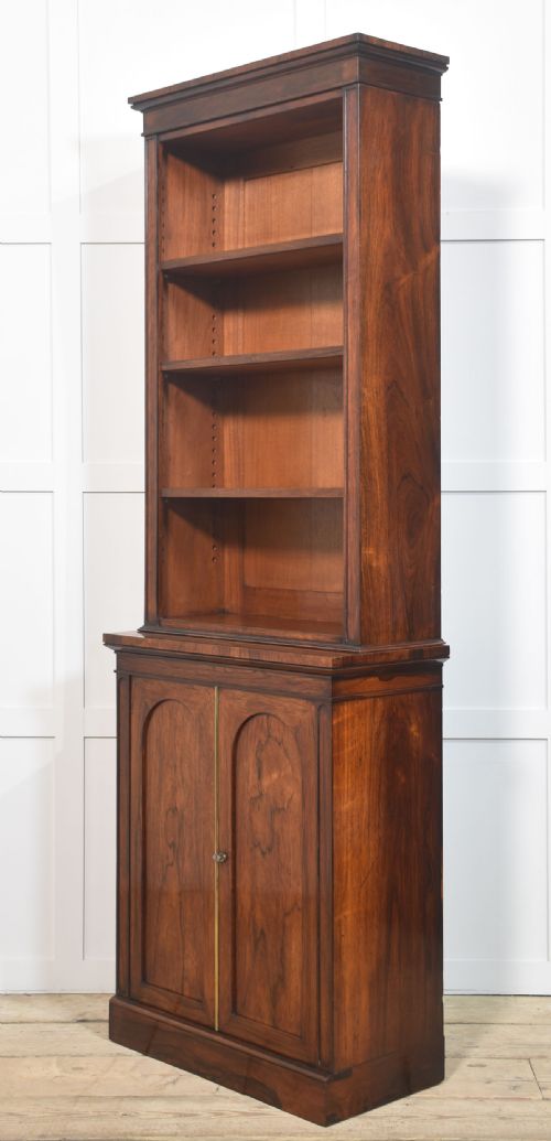19TH CENTURY ROSEWOD OPEN BOOKCASE - ADDITIONAL PHOTO 13