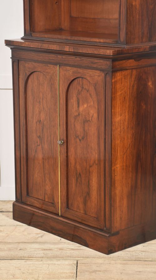19TH CENTURY ROSEWOD OPEN BOOKCASE - ADDITIONAL PHOTO 14