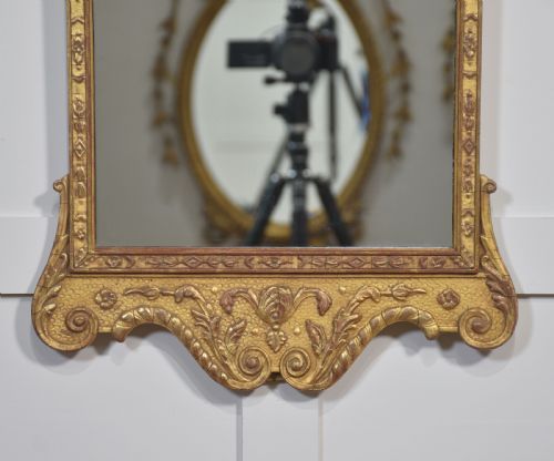 CARVED GILTWOOD WALL MIRROR - ADDITIONAL PHOTO 2