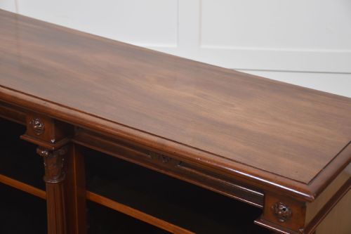 MAHOGANY OPEN BOOKCASE - ADDITIONAL PHOTO 7