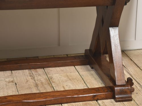 OAK REFECTORY TABLE - ADDITIONAL PHOTO 7