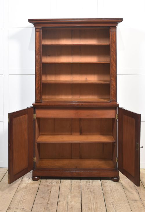 19THCENTURY MAHOGANY OPEN BOOKCASE - ADDITIONAL PHOTO 10