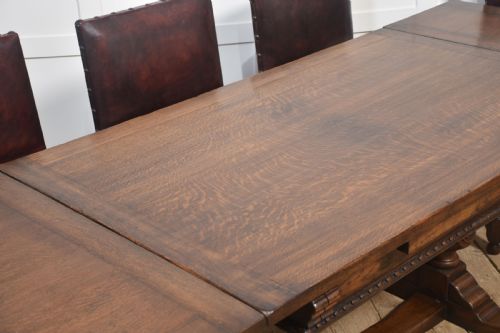 OAK DRAW LEAF REFECTORY TABLE - ADDITIONAL PHOTO 4