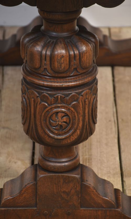 OAK DRAW LEAF REFECTORY TABLE - ADDITIONAL PHOTO 8