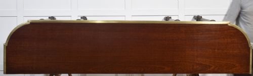 MAHOGANY LONG CONSOLE TABLEIN THE FRENCH EMPIRE REVIVAL STYLE - ADDITIONAL PHOTO 19