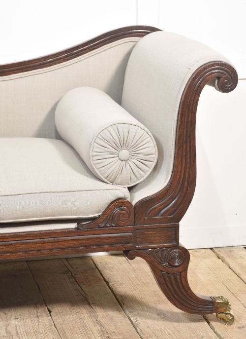 REGENCY ROSEWOOD CHAISE LOUNGE - ADDITIONAL PHOTO 5