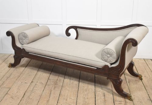 REGENCY ROSEWOOD CHAISE LOUNGE - ADDITIONAL PHOTO 8