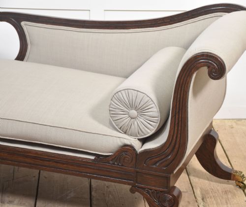 REGENCY ROSEWOOD CHAISE LOUNGE - ADDITIONAL PHOTO 9