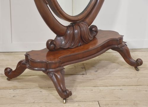 19THCENTURY CHEVAL MIRROR - ADDITIONAL PHOTO 1