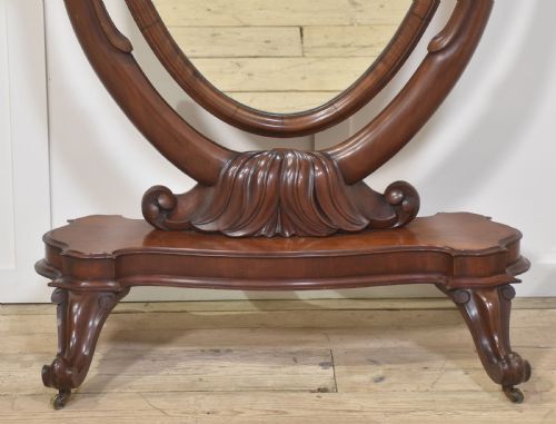 19THCENTURY CHEVAL MIRROR - ADDITIONAL PHOTO 5