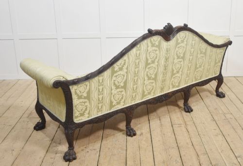 PAIR OF CHIPPENDALE REVIVAL SETTEES - ADDITIONAL PHOTO 17