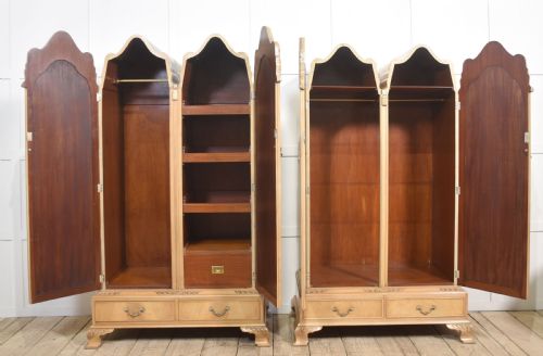 NEAR PAIR OF WALNUT WARDROBES - ADDITIONAL PHOTO 7