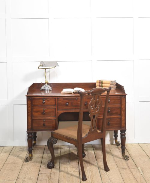 19TH CENTURY MAHOGANY WRITING TABLE - ADDITIONAL PHOTO 1