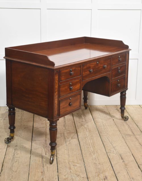 19TH CENTURY MAHOGANY WRITING TABLE - ADDITIONAL PHOTO 8