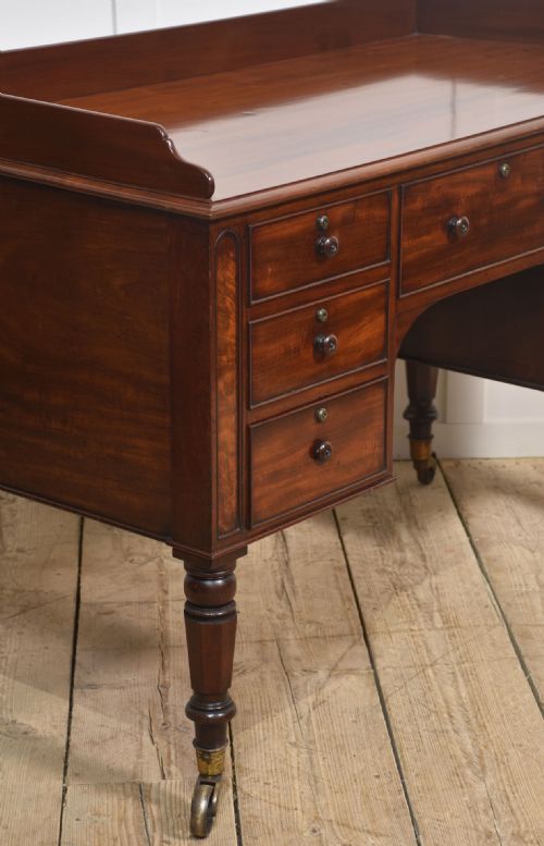 19TH CENTURY MAHOGANY WRITING TABLE - ADDITIONAL PHOTO 9