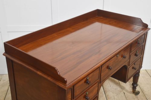 19TH CENTURY MAHOGANY WRITING TABLE - ADDITIONAL PHOTO 10