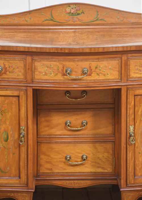 PAINTED SATINWOOD DRESSING TABLE - ADDITIONAL PHOTO 1