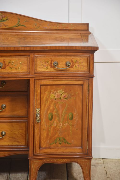 PAINTED SATINWOOD DRESSING TABLE - ADDITIONAL PHOTO 3