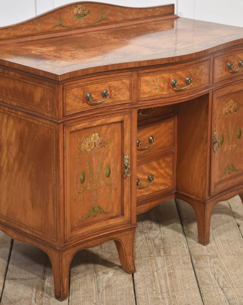 PAINTED SATINWOOD DRESSING TABLE - ADDITIONAL PHOTO 7