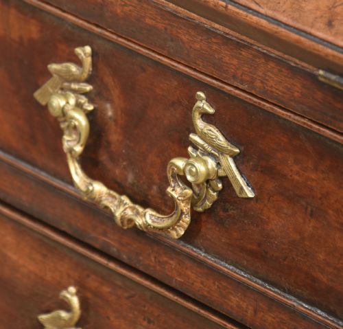 GEORGE III MAHOGANY BUREAU - ADDITIONAL PHOTO 13