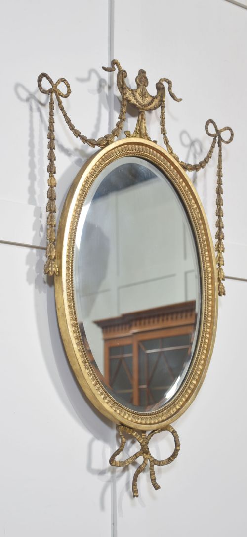 PAIR OF LATE REGENCY GILTWOOD WALL MIRRORS - ADDITIONAL PHOTO 2