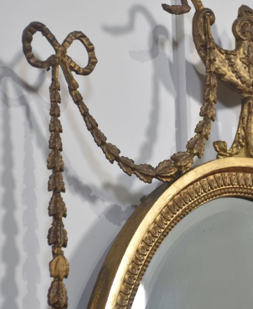 PAIR OF LATE REGENCY GILTWOOD WALL MIRRORS - ADDITIONAL PHOTO 3